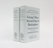 PLAYS, POEMS, AND MISCELLANEOUS WRITINGS ASSOCIATED WITH GEORGE VILLIERS, SECOND DUKE OF BUCKINGHAM: