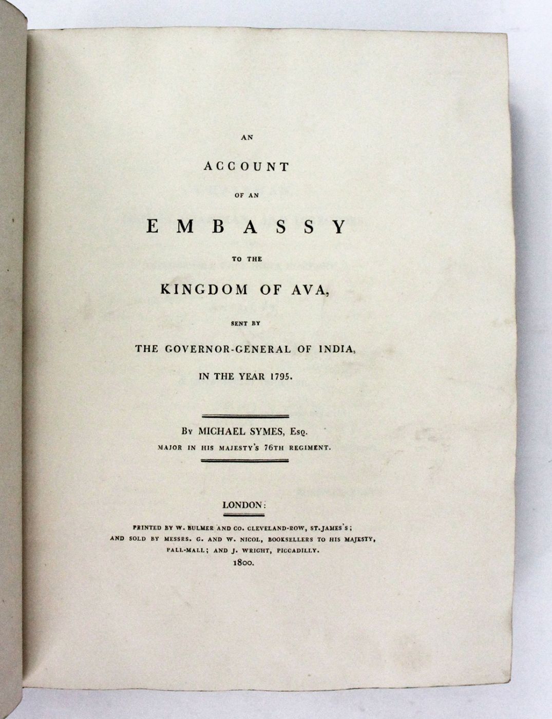 AN ACCOUNT OF AN EMBASSY TO THE KINGDOM OF AVA, -  image 3