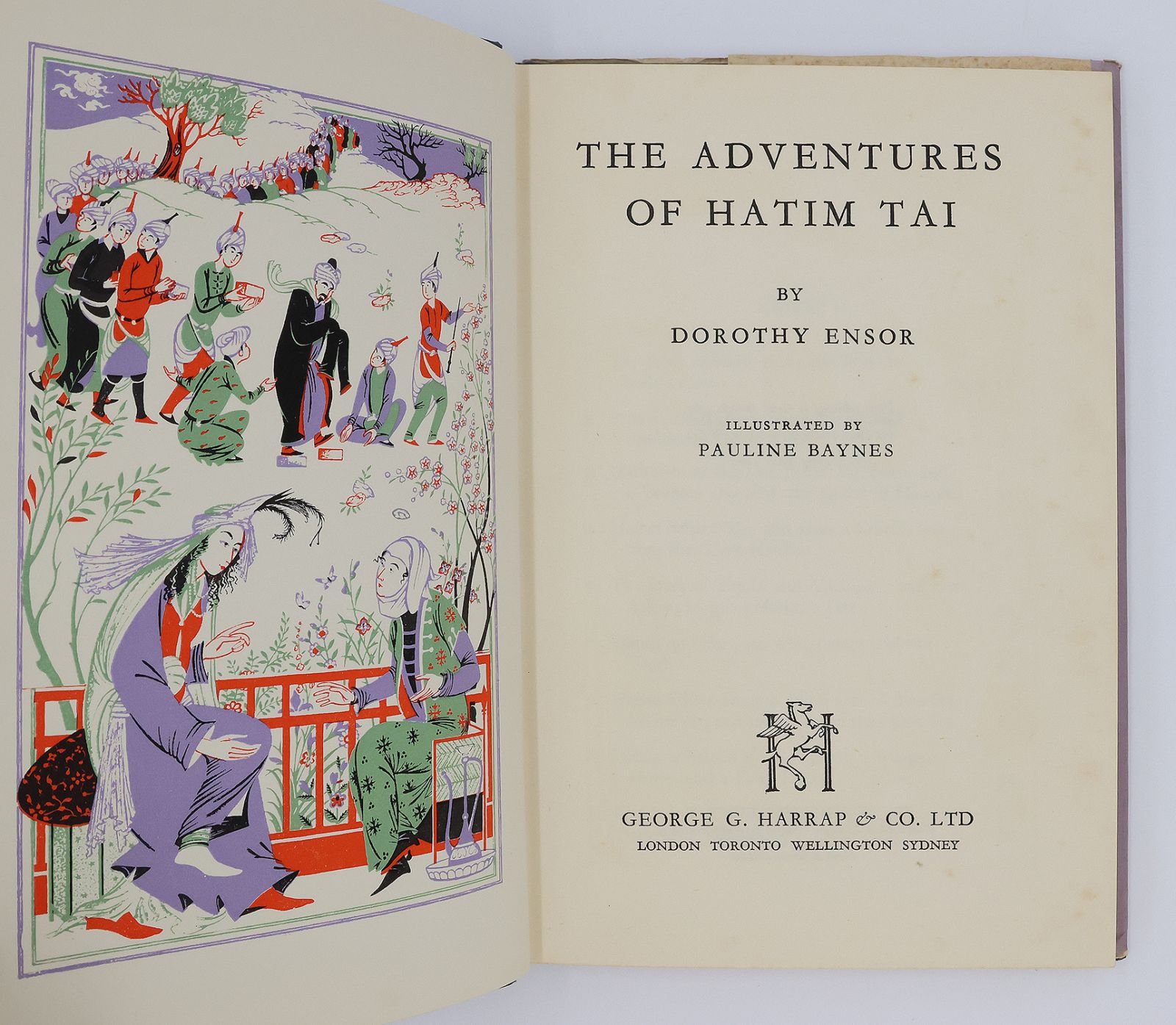 AT A WINDOW OF THE PALACE THERE WAS A CAGE CONTAINING AN EVIL LOOKING BIRD; THE ADVENTURES OF HATIM TAI. -  image 5