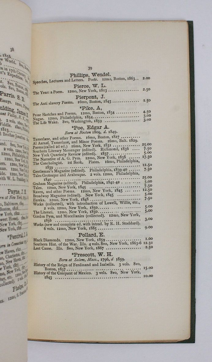 CATALOGUE OF FIRST EDITIONS OF AMERICAN AUTHORS. -  image 4