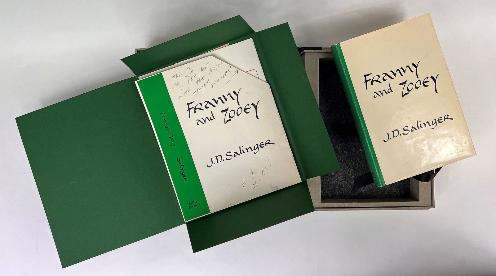 FRANNY AND ZOOEY - Original Dustwrapper Artwork - INSCRIBED BY THE AUTHOR. -  image 6