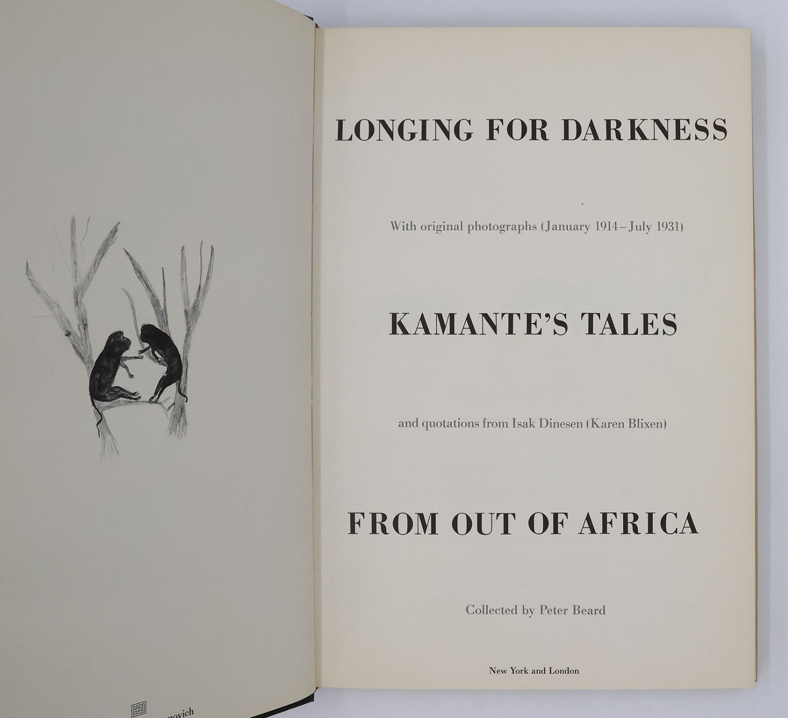 LONGING FOR DARKNESS: KAMANTE'S TALES FROM 