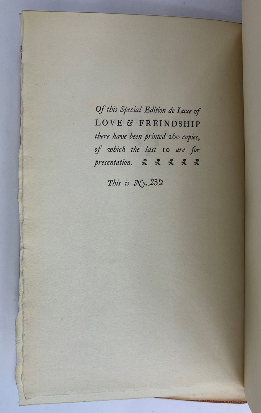 LOVE & FRIENDSHIP AND OTHER EARLY WORKS, -  image 4