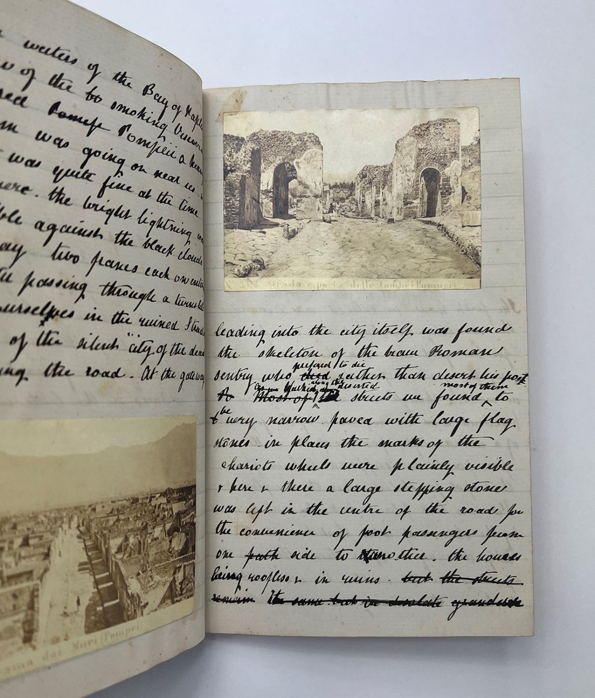 MANUSCRIPT TRAVEL DIARY CHARTING A WOMAN'S VOYAGE FROM PLYMOUTH TO GIBRALTAR, ALGERIA, MOROCCO AND ITALY -  image 5