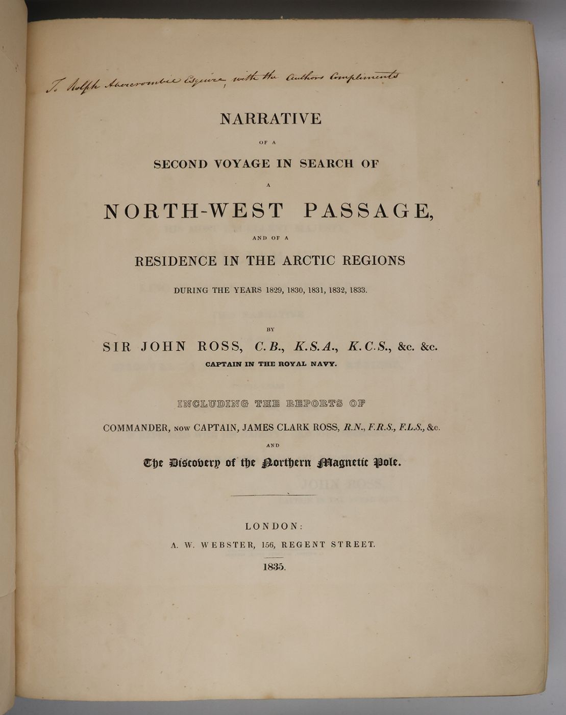 NARRATIVE OF A SECOND VOYAGE IN SEARCH OF A NORTH-WEST PASSAGE, -  image 4