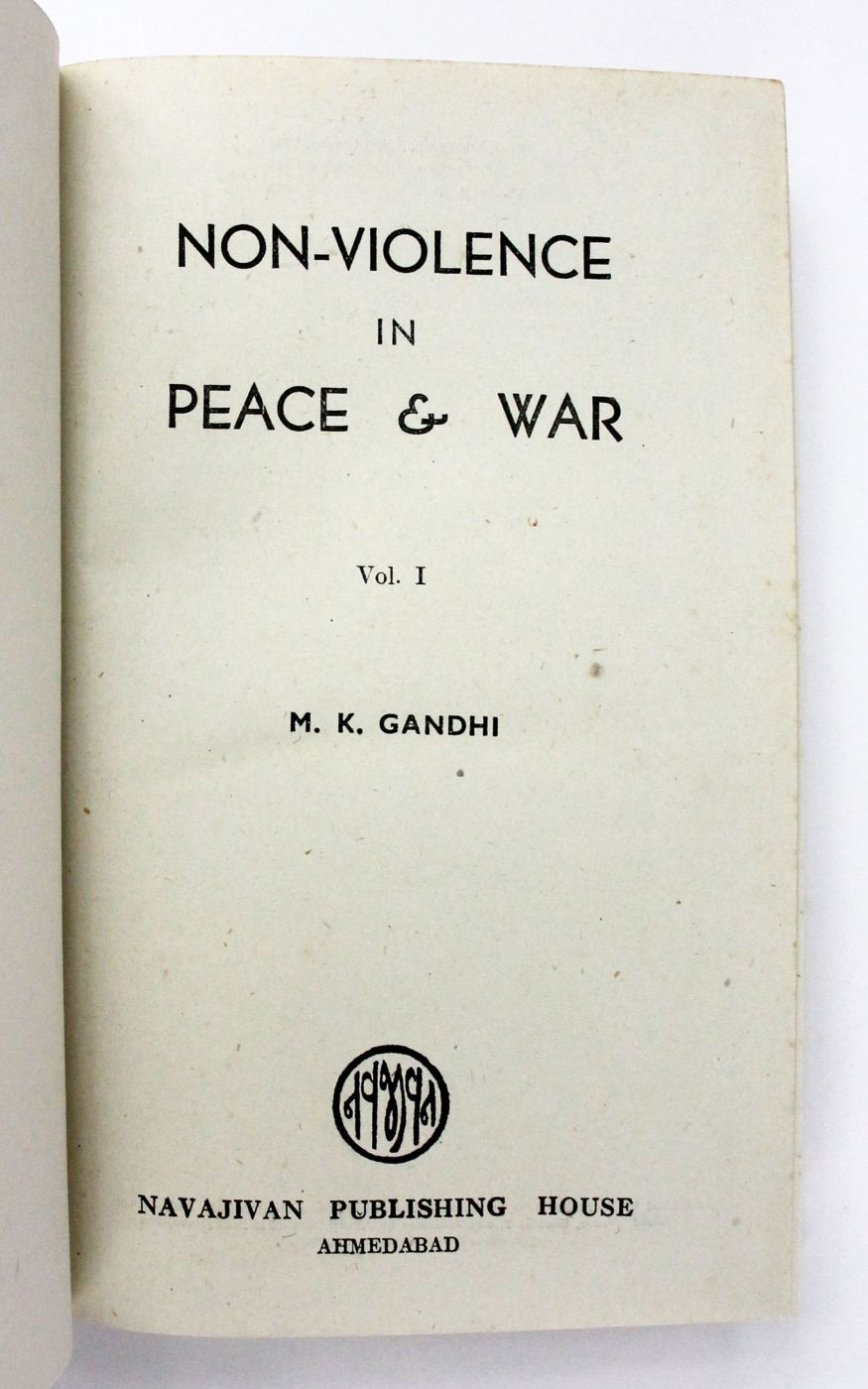 NON-VIOLENCE IN PEACE AND WAR -  image 2