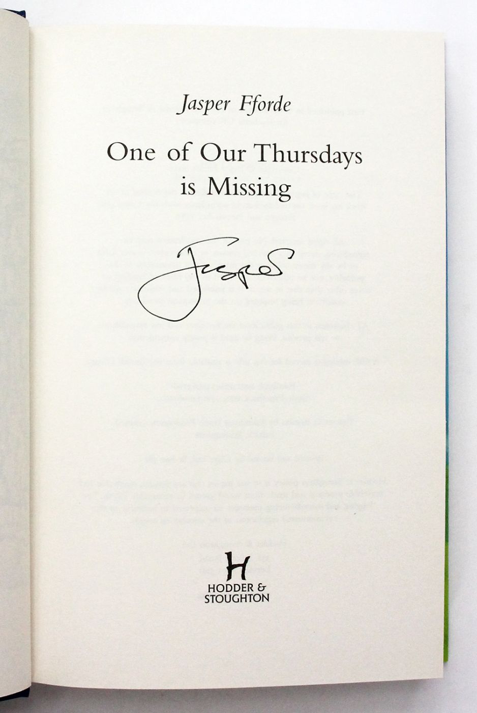 ONE OF OUR THURSDAYS IS MISSING -  image 2
