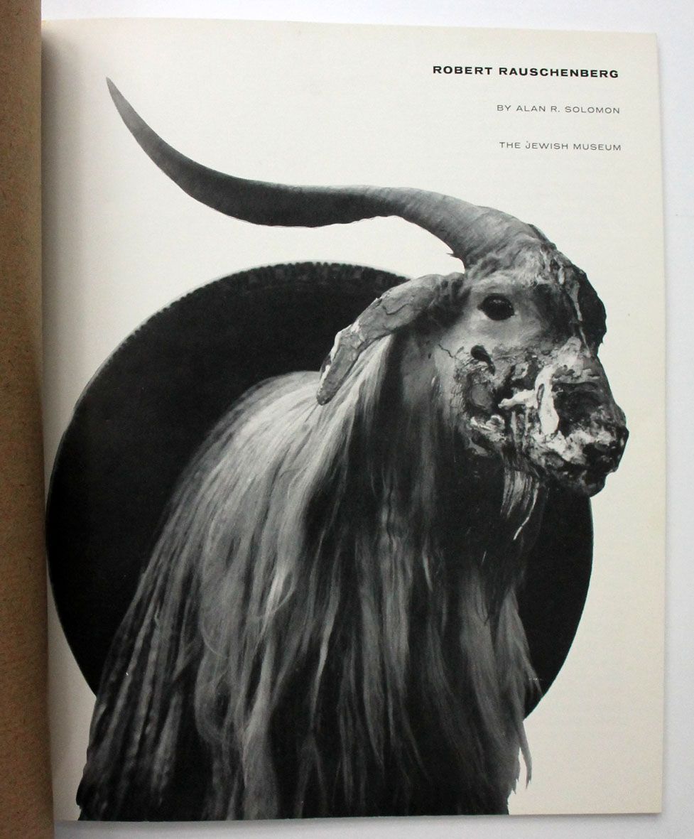 ROBERT RAUSCHENBERG. A Signed Exhibition Catalogue for the Artist's first Major Museum Retrospective. -  image 4