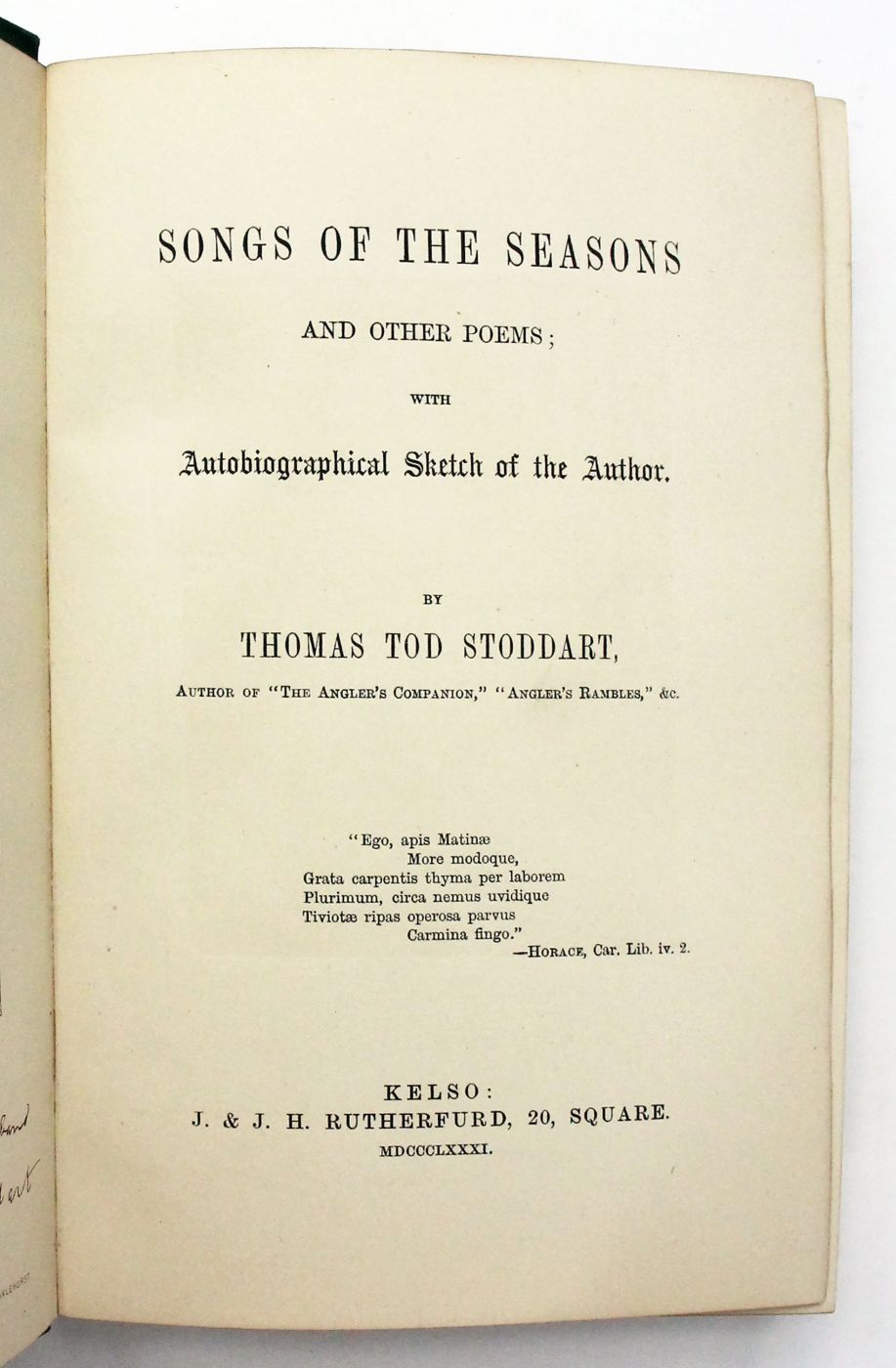 SONGS OF THE SEASONS AND OTHER POEMS; -  image 4