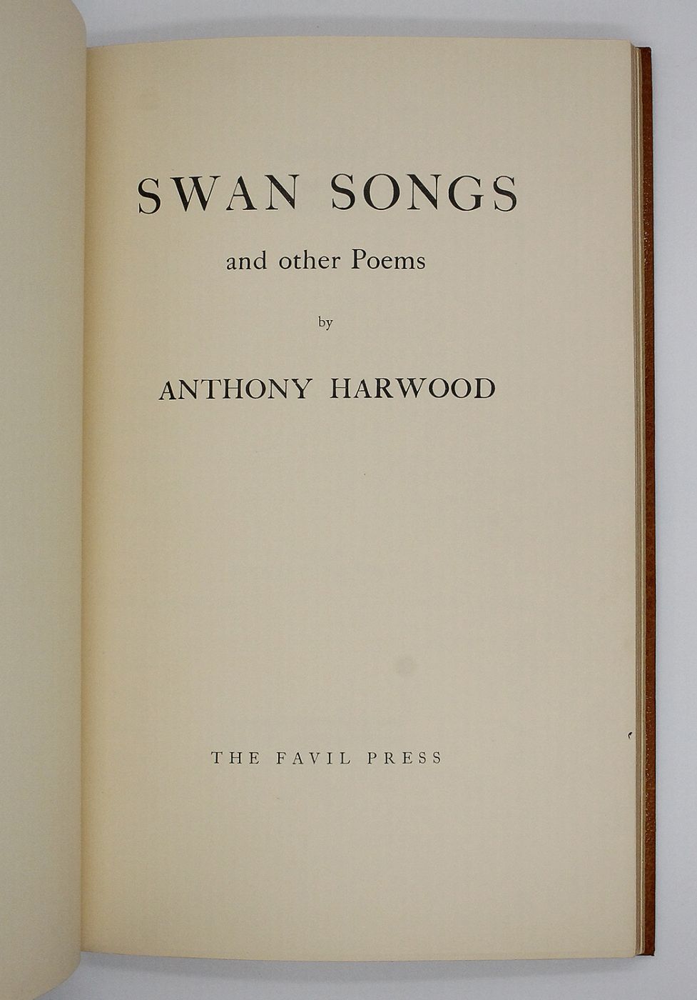 SWAN SONGS AND OTHER POEMS -  image 4