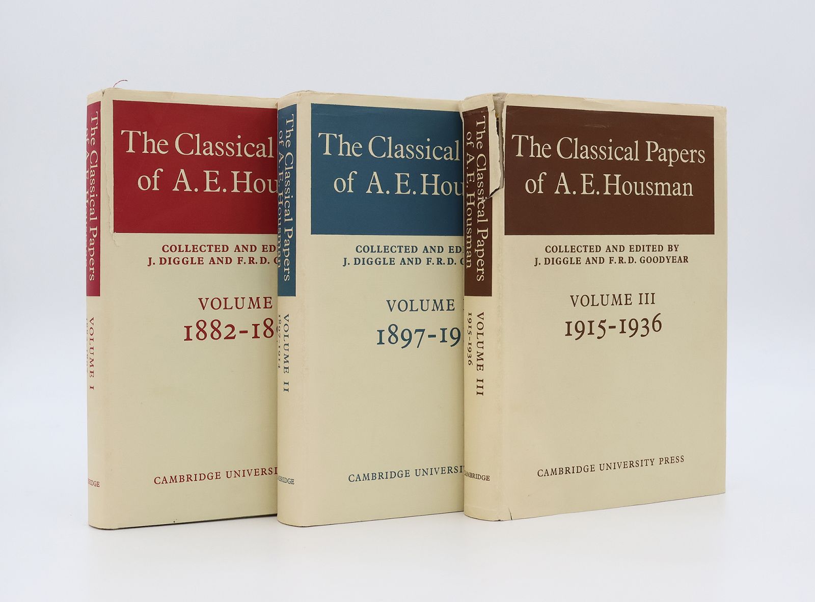 THE CLASSICAL PAPERS OF A. E. HOUSMAN: -  image 1