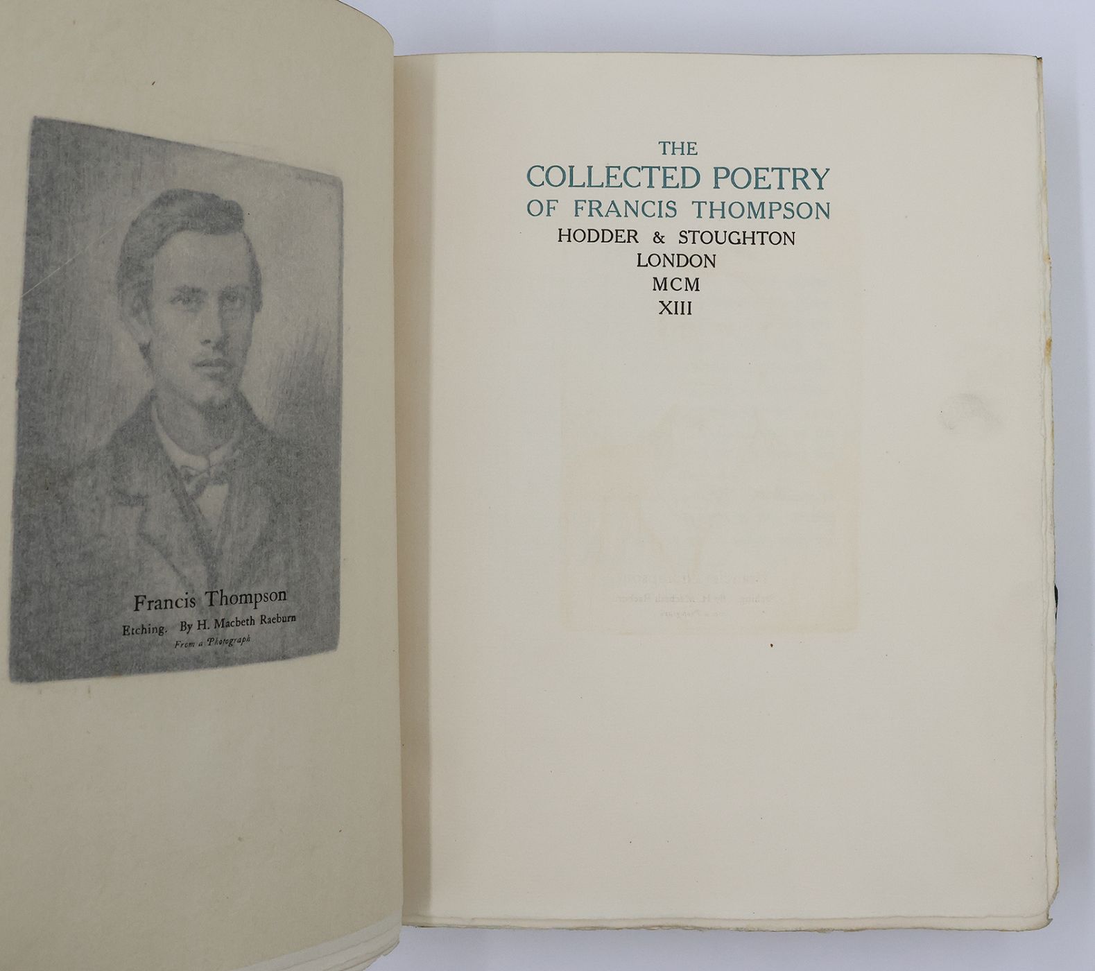 THE COLLECTED POETRY OF FRANCIS THOMPSON -  image 6