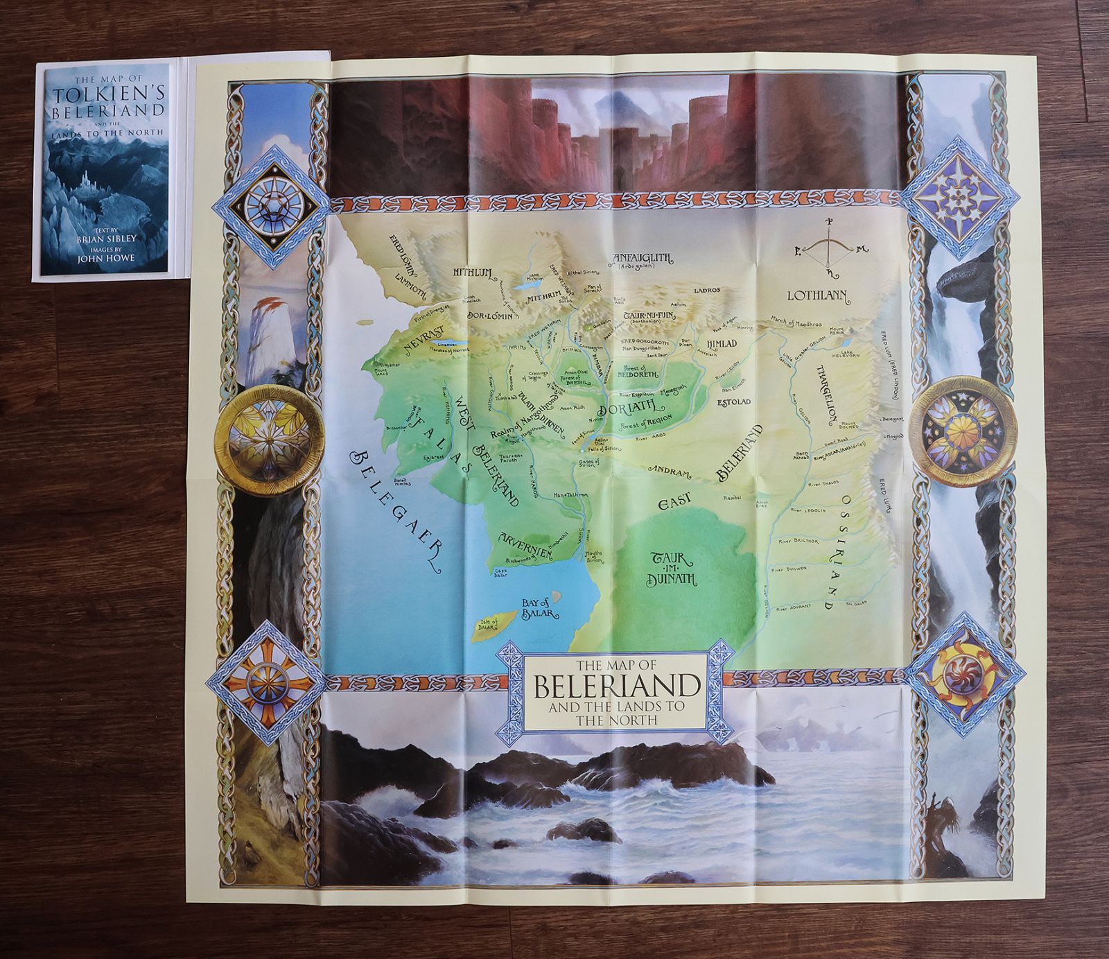 THE MAP OF TOLKIEN'S BELERIAND AND THE LANDS TO THE NORTH: -  image 5