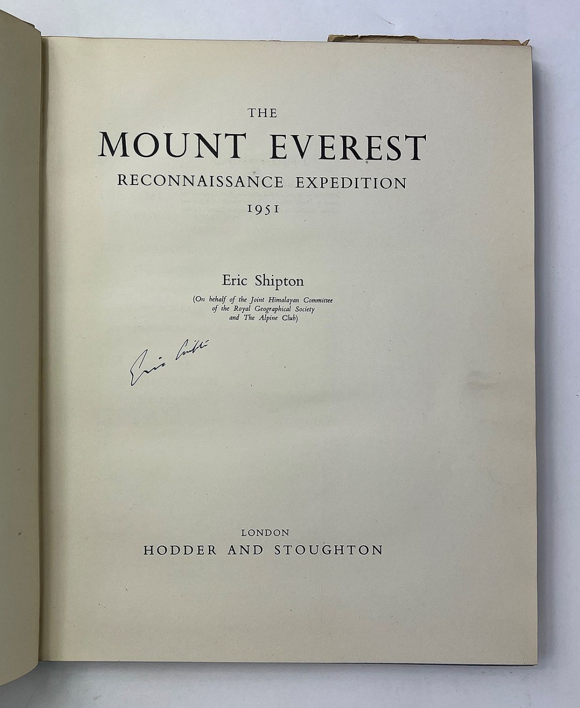 THE MOUNT EVEREST RECONNAISSANCE EXPEDITION 1951 -  image 3
