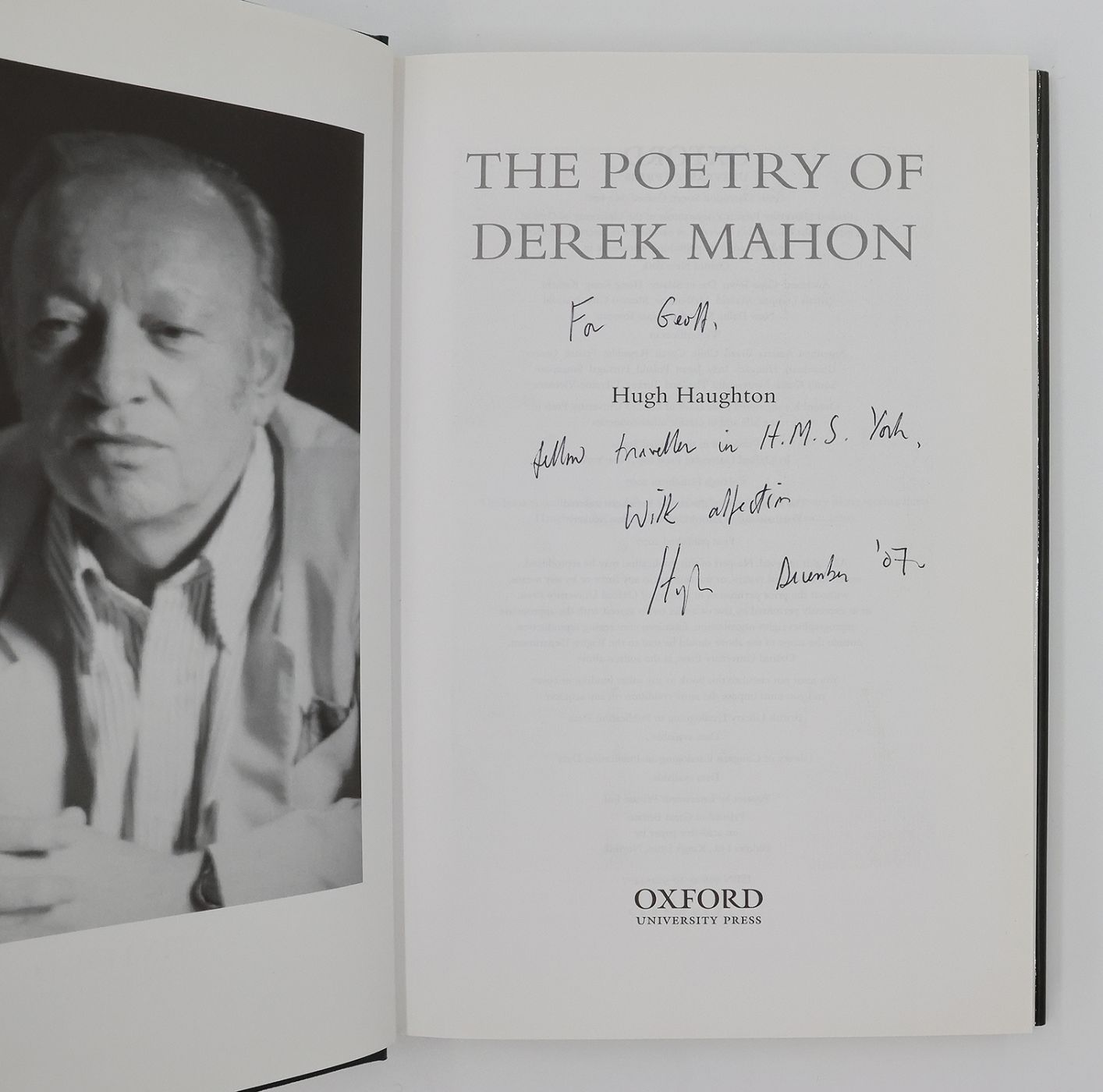 THE POETRY OF DEREK MAHON -  image 2