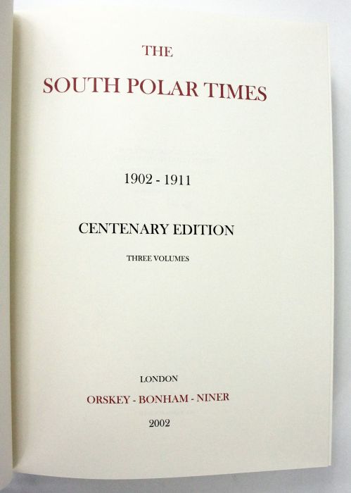 THE SOUTH POLAR TIMES 1902-1911. -  image 6