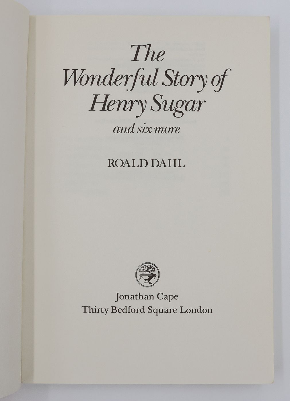 THE WONDERFUL STORY OF HENRY SUGAR -  image 3