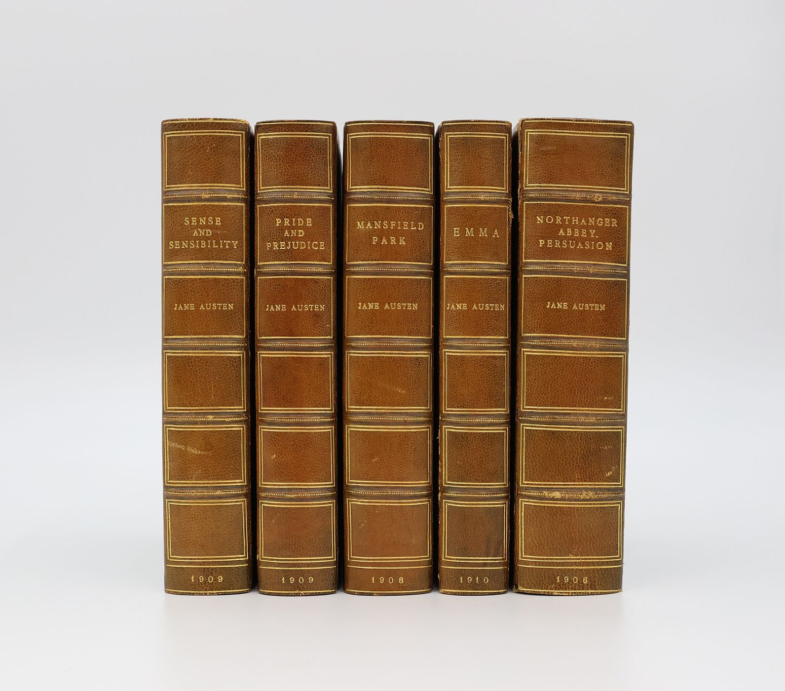 THE WORKS: PRIDE AND PREJUDICE, SENSE AND SENSIBILITY, EMMA, MANSFIELD PARK, NORTHANGER ABBEY & PERSUASION. -  image 1