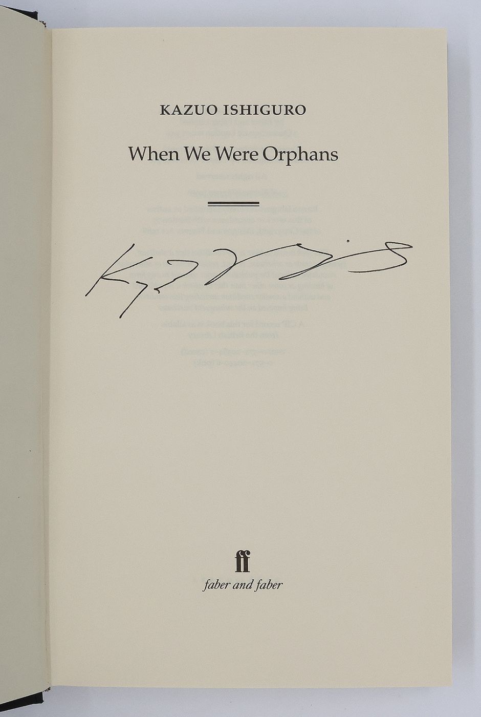 WHEN WE WERE ORPHANS -  image 3